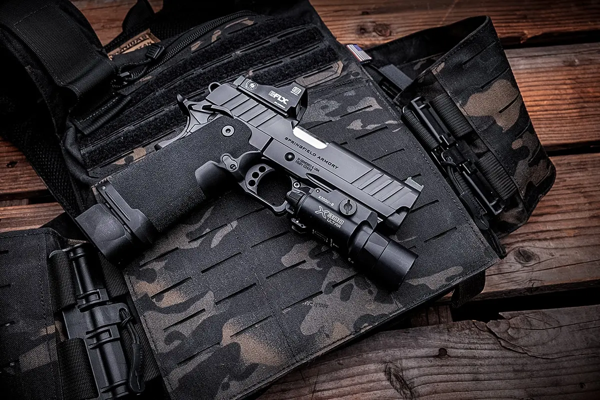 Springfield Prodigy with Light on Black Multicam