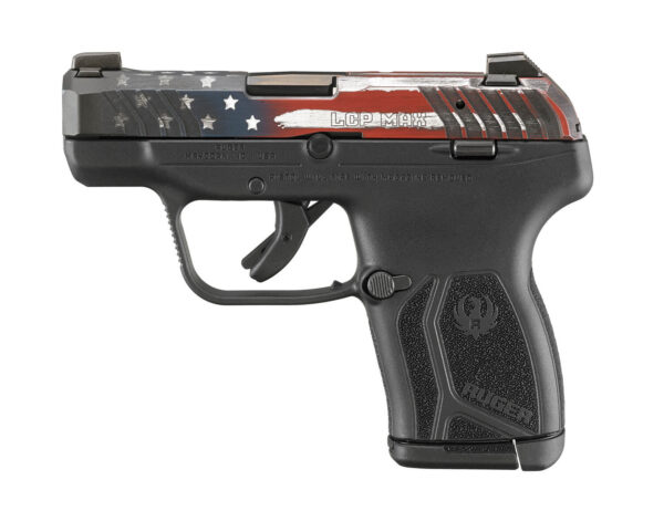 Ruger LCP MAX w American Flag Cerakote