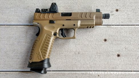 Brand: Springfield Armory Model: XD(M) Elite OSP Type: Pistol: Semi-Auto Caliber: 9MM Finish: Desert Flat Dark Earth Action: Double Action Only (USA Action Trigger System) Trijicon RMR