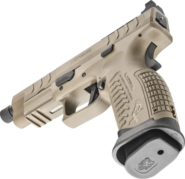Brand: Springfield Armory Model: XD(M) Elite OSP Type: Pistol: Semi-Auto Caliber: 9MM Finish: Desert Flat Dark Earth Action: Double Action Only (USA Action Trigger System)