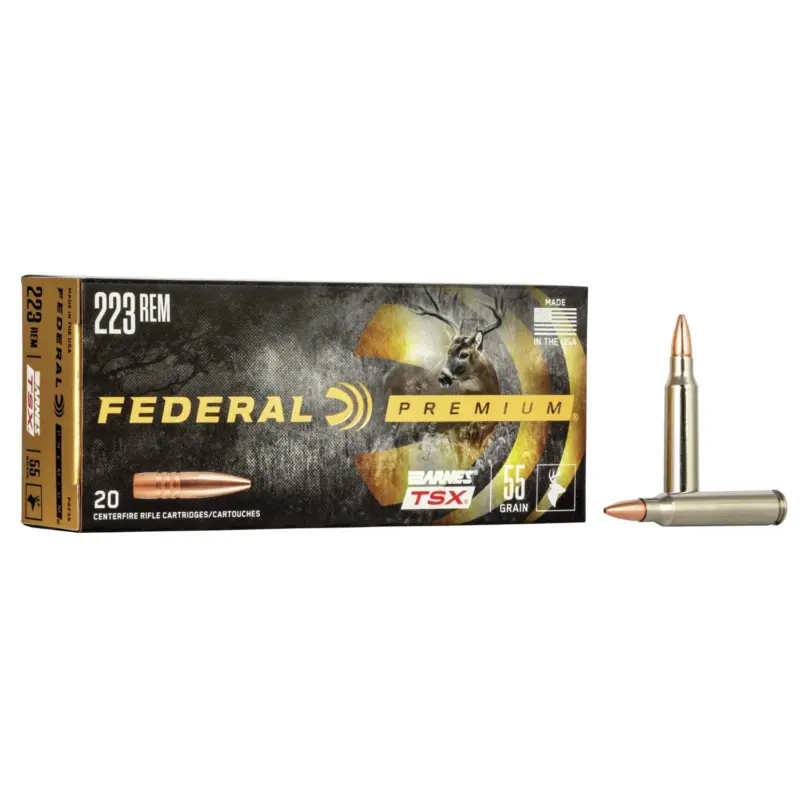 Federal Premium 223 Remington 55 Grain Barnes TSX