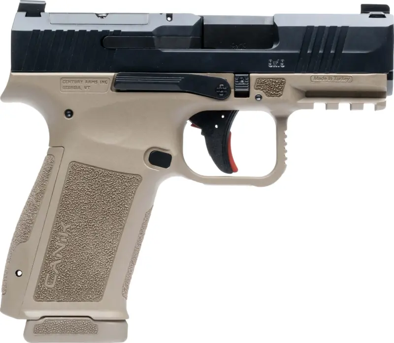 Canik Mete MC9L 9mm Optics-Ready Compact Pistol, 17-Round - FDE Polymer Frame