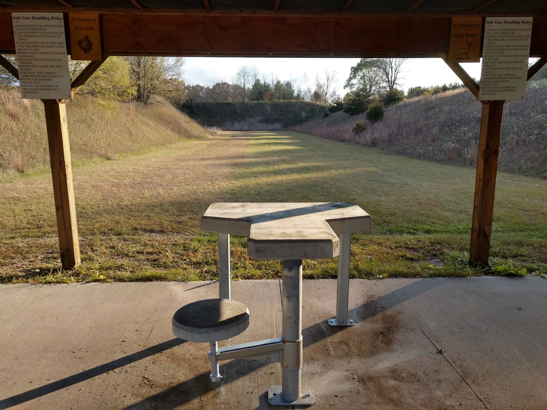Shooting Range Bench Not Ideal