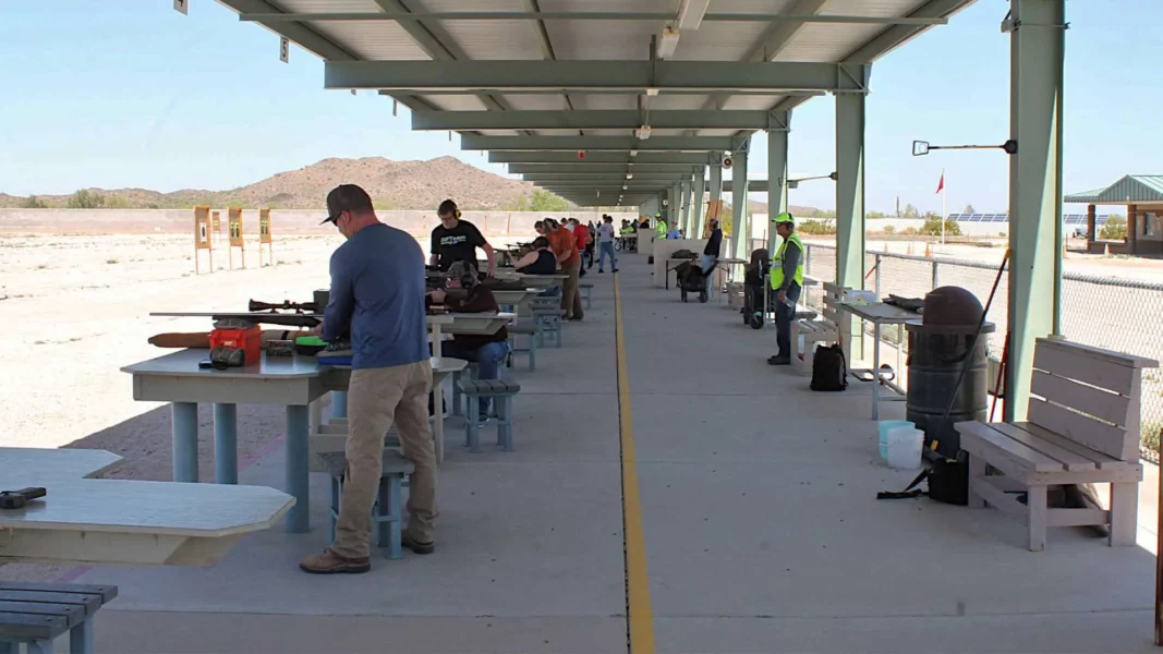 Busy Rifle Range