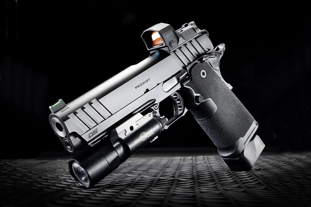 Springield Prodigy 9mm with Red Dot Optic and Weapon Mounted Light