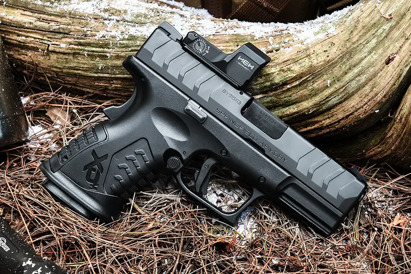 Springfield XD-M elite 3.8" Elite Compact with HEX Dragonfly Red Dot